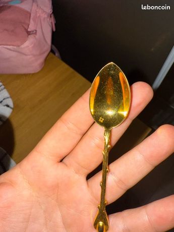 12 cuillères à espresso/moka en argent massif p