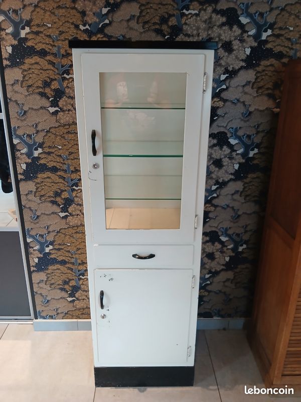 Vitrine medicale vintage (image 1)