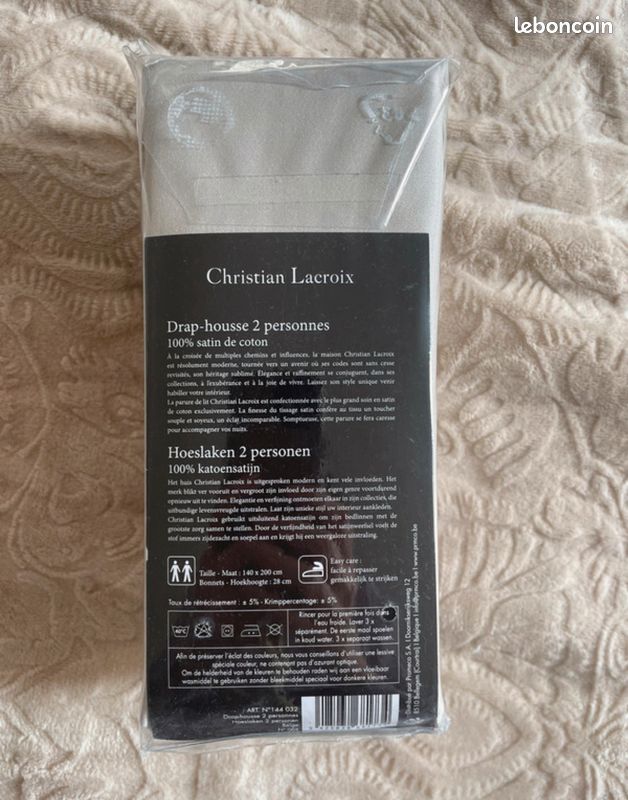 VENDU Drap housse Christian Lacroix (image 1)
