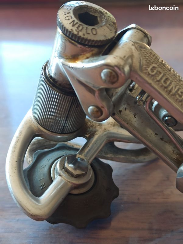 Dérailleur Arrière Campagnolo Nuovo Record - Vintage - Argent - Excellent État