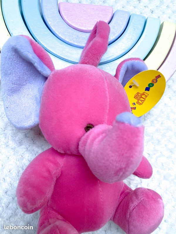 Peluche éléphant enfant (image 4)