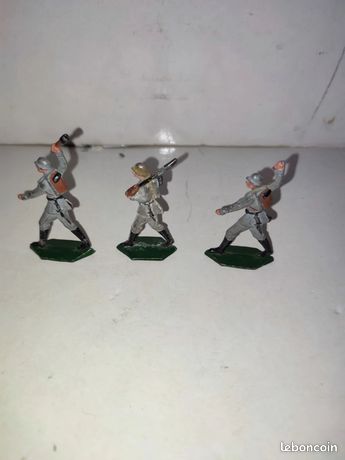 Lot De 31 Soldats Turcs (Turcos) – CBG Mignot – Plomb Peint – Époque 1870 – 3 Cm