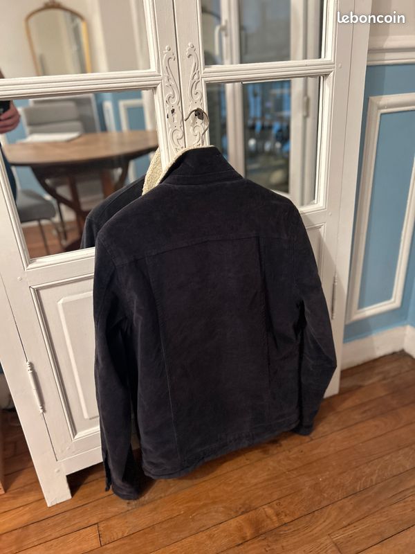 Veste SUIT Bleu Doublée Mouton - M (image 4)