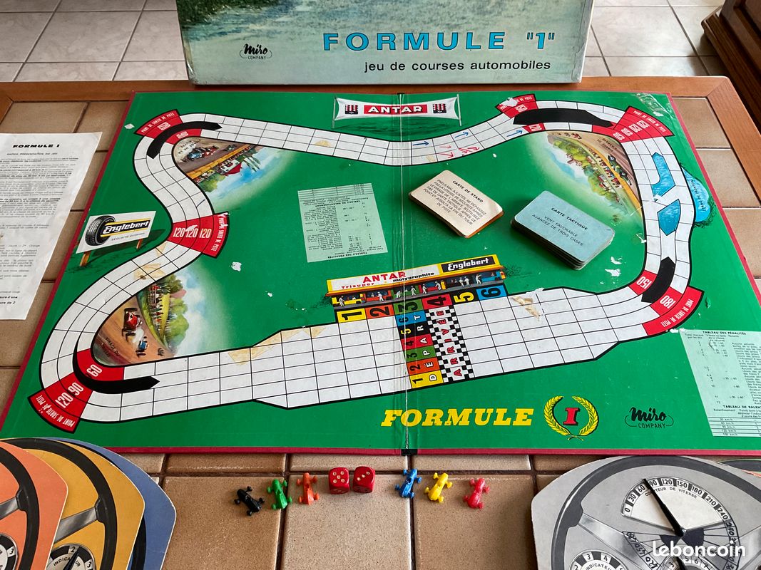 Jeu De Société Formule 1 – Miro 1966 – Complet