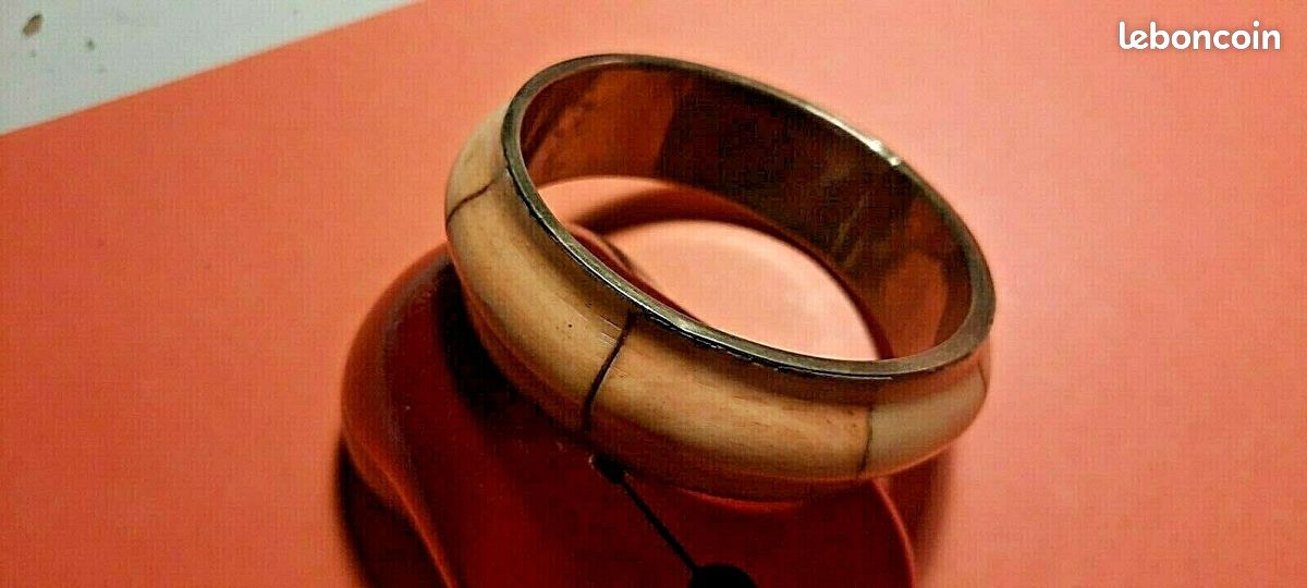 Joli bracelet vintage très original en os poli NEUF (image 1)