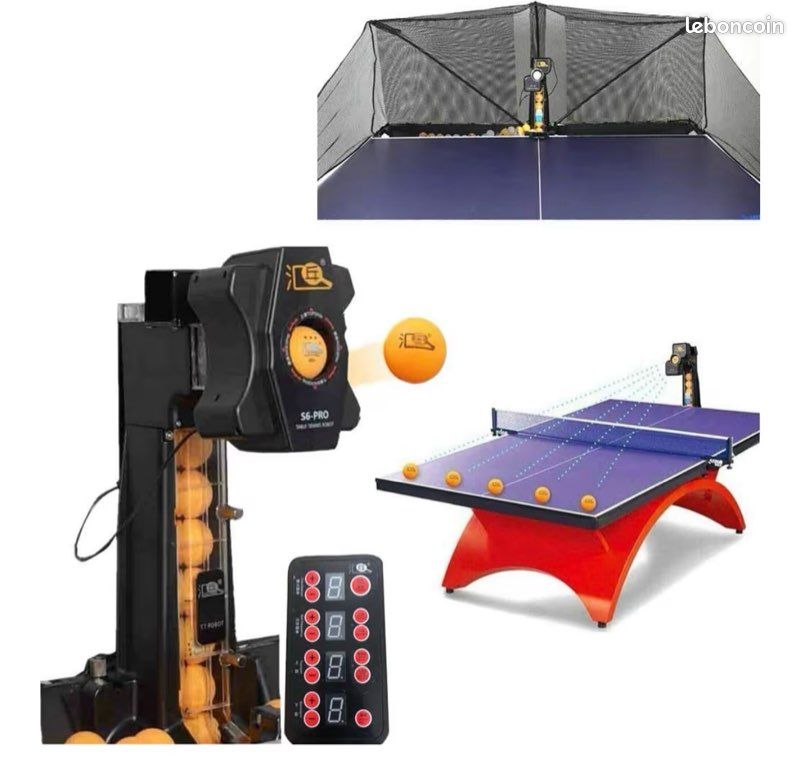 Robot tennis de table, lanceur de balle ping pong