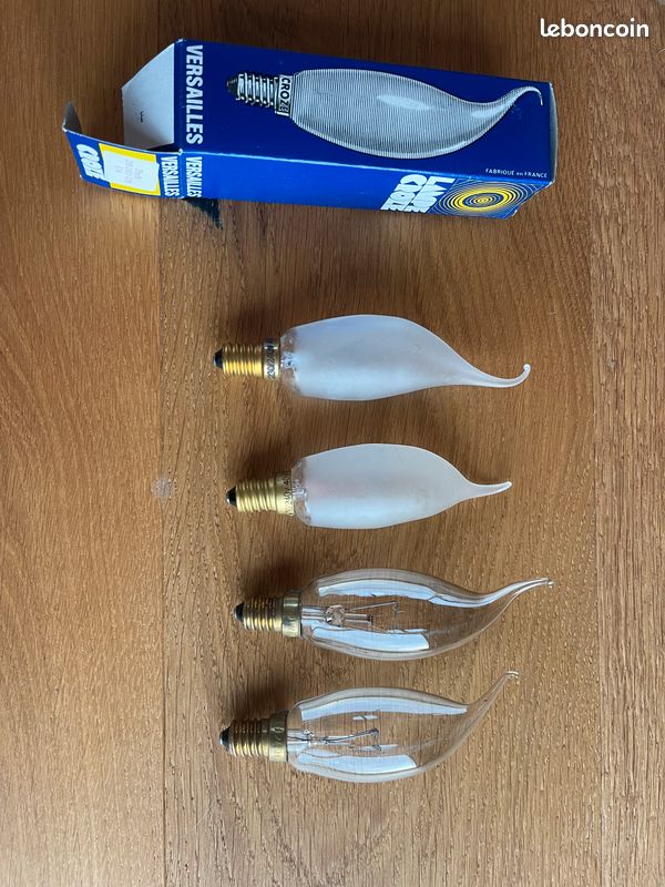 Ampoules filament style Versailles E14 (image 1)