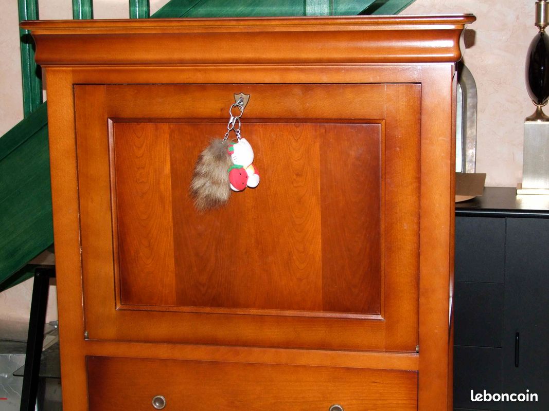Meuble secrétaire en merisier (image 4)