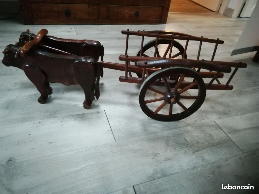 Jouet ancien attelage DEJOU (image 1)