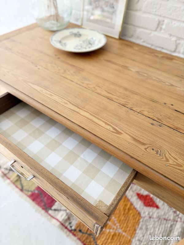 Ancienne table de ferme vintage (image 3)