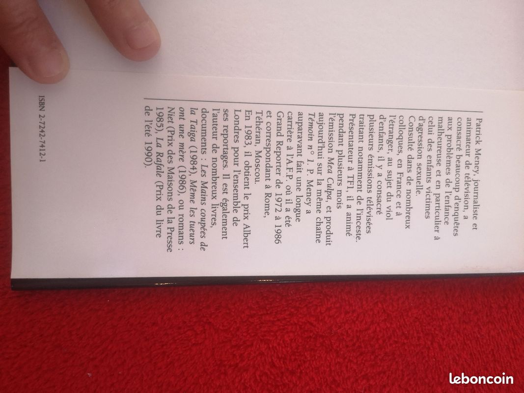 Livre "les voleurs d'innocence" (image 5)