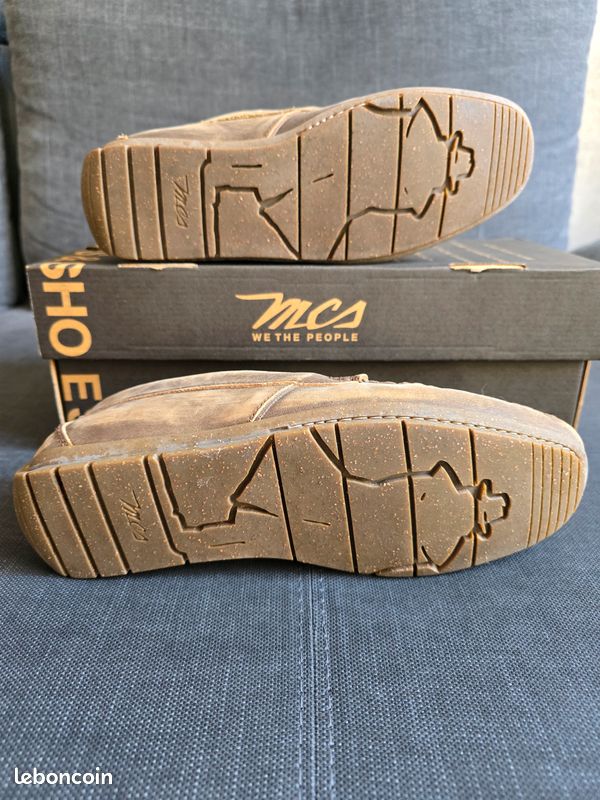 MCS Mocassins marron cuir vieilli (image 5)