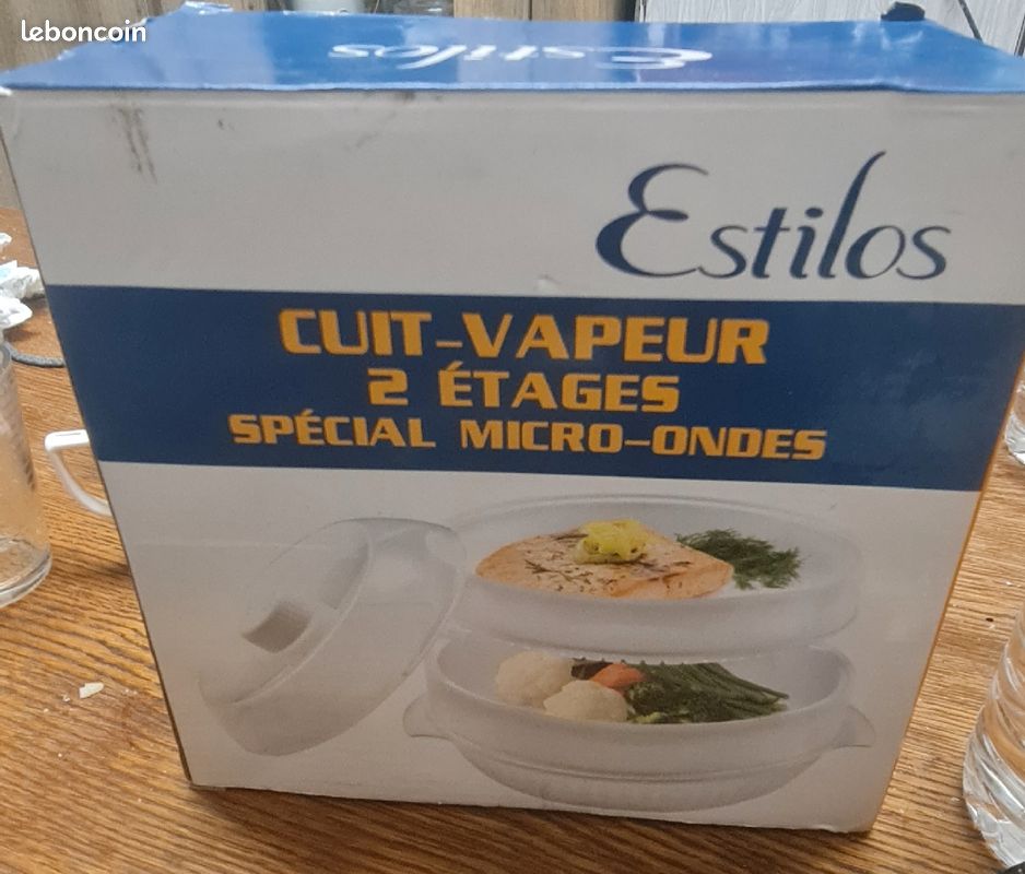 Cuit vapeur 2 étages spécial micro-ondes (image 1)
