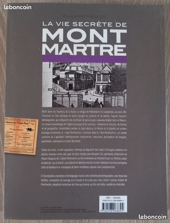 La vie secrète de Montmartre (Philippe Mellot) - Livres