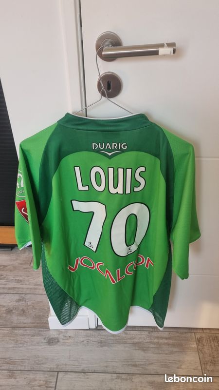 Maillot De Foot ASSE Saint-Etienne Domicile 2004/05, Duarig, Taille M, Homme, Occasion