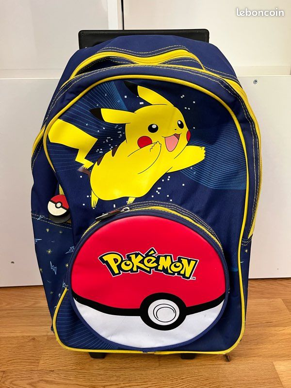 à Roulettes Sac Ã Dos Pokemon Maternelle Sac à Roulettes Pokémon