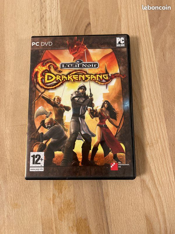 Jeu PC Drakensang L’Oeil Noir - Version FR Avec Notice - Bon état - PEGI 12
