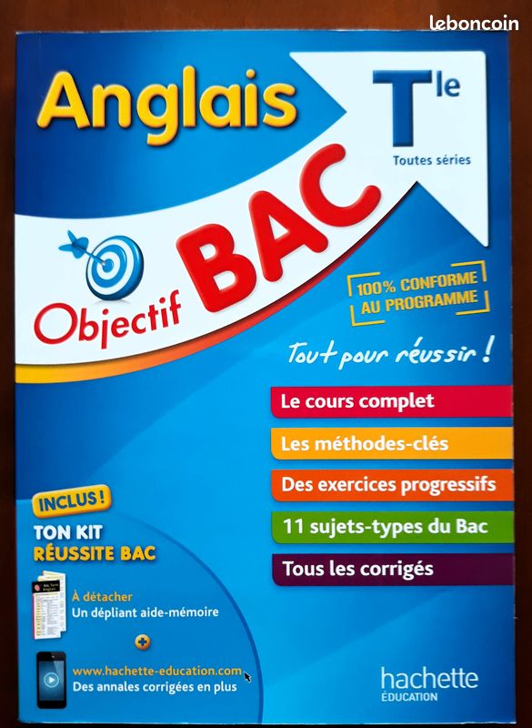 Objectif BAC Anglais Terminale Toutes séries de Karine FONTAINE. Hachette Livre 2017 (image 1)