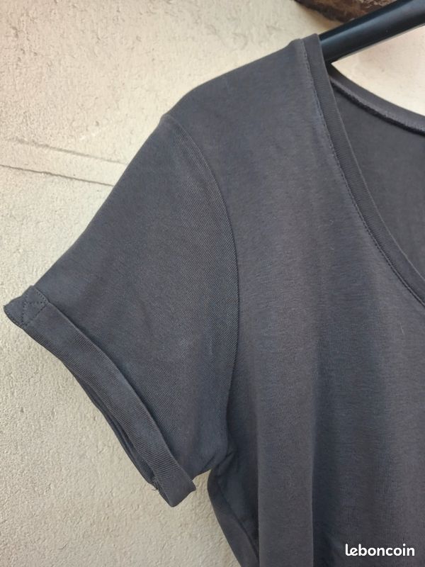T-shirt Phildar gris anthracite Taille L (image 3)