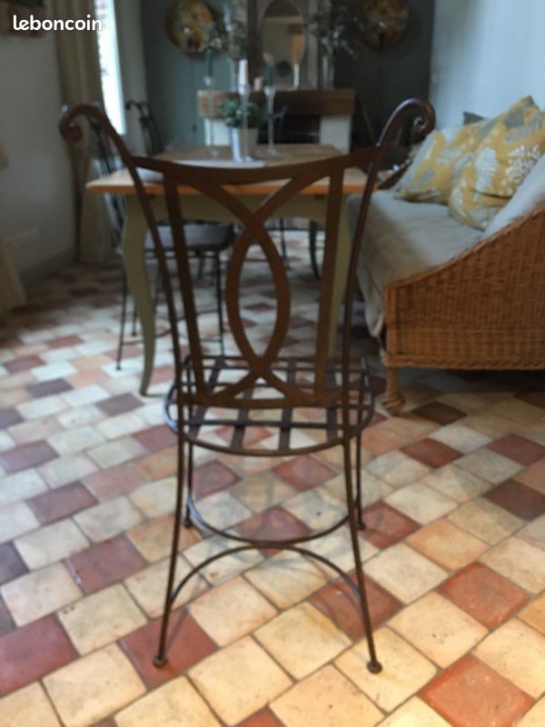 Chaises fer forgé (image 3)