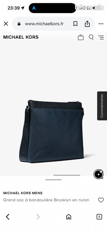 Grand sac à bandoulière Brooklyn en nylon (image 2)
