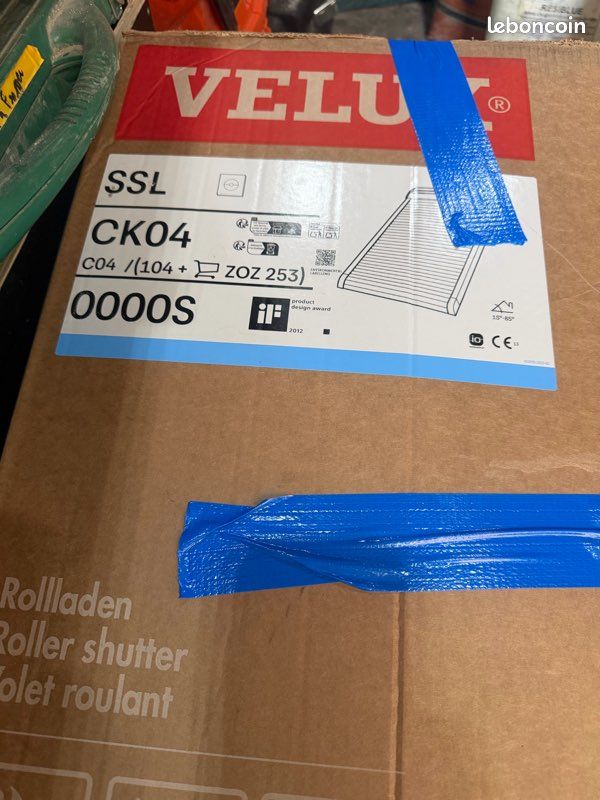 Volet roulant solaire VELUX SSL SK04 (image 1)