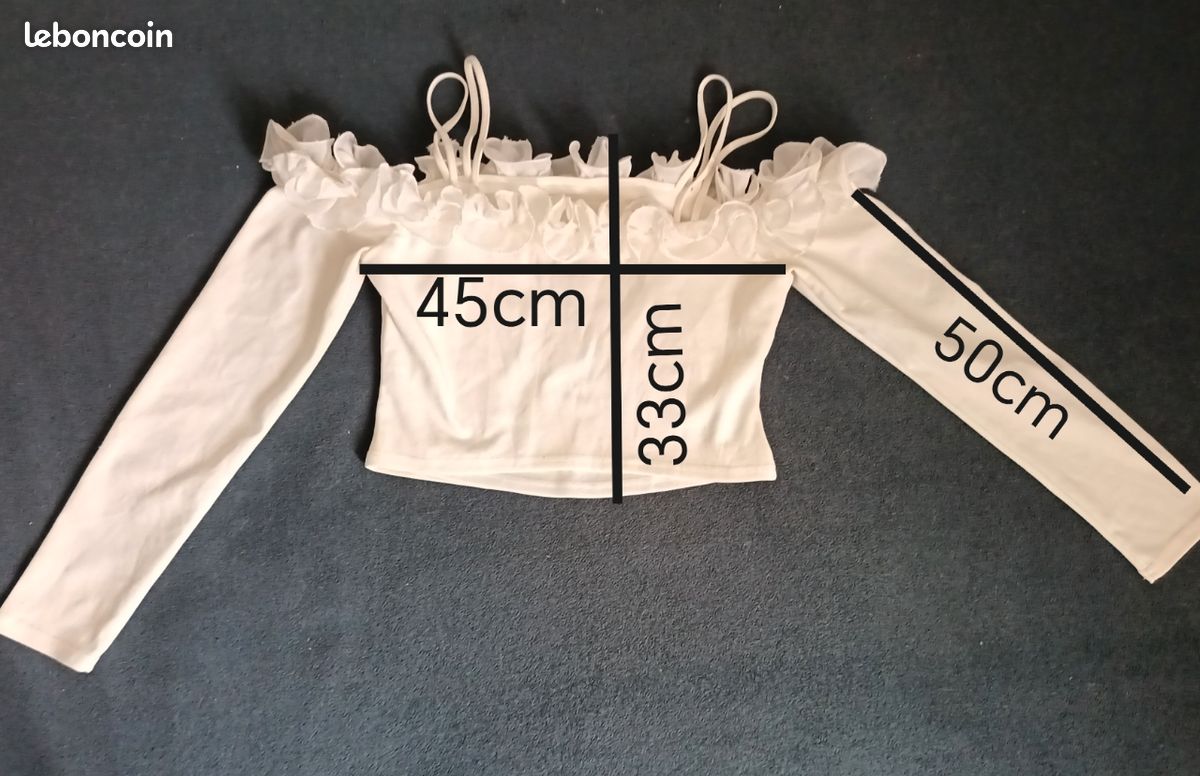 Chemisier skinny uni à manches longues et épaules froides | Femme Classe