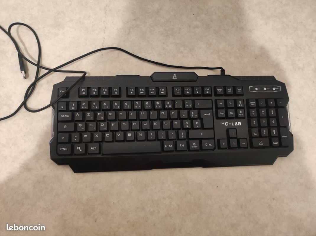 Clavier gamer G-LAB + souris (image 2)