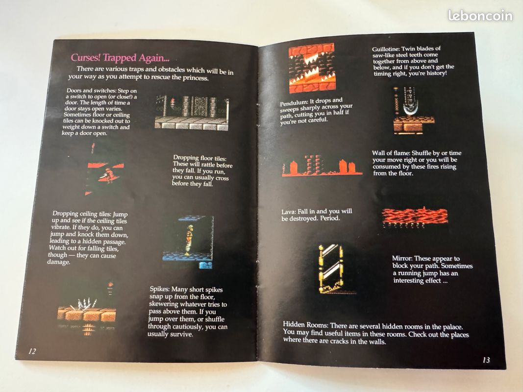 🎮 Prince of Persia – Super Nintendo – Complet boîte + notice – PAL (image 7)
