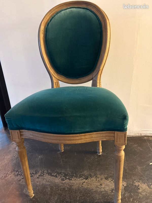 Chaise Joséphine velours (image 1)