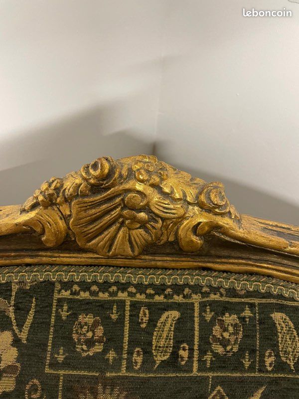 Banquette canapé style Louis XV (image 7)