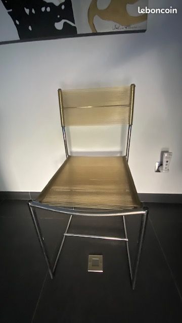 Chaise Spaghetti / Design Giandomenico BELOTTI de 1979 🪑 (image 1)