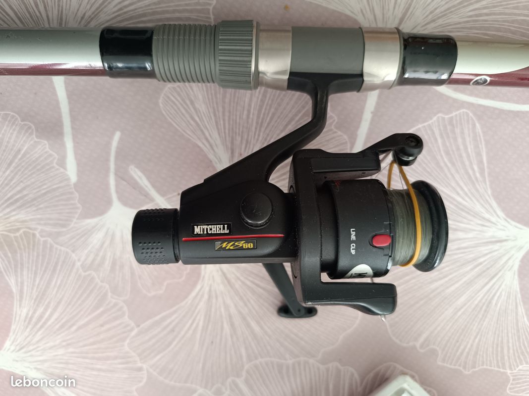 Canne Shimano 3,60 m + moulinet Mitchell MS60 – Super état (image 8)