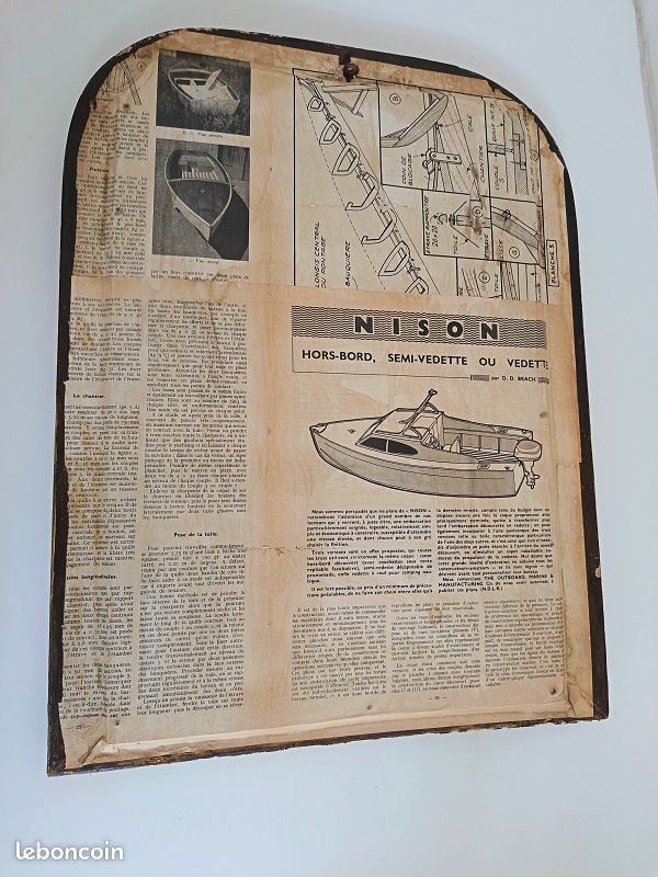 Miroir ancien doré (image 2)