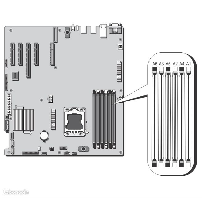 Dell poweredge t320 - serveur virtualistation socket 1356 ultra silencieux 6/12 coeurs compatible proxmox et esxi 6,5 ou 7 (image 5)
