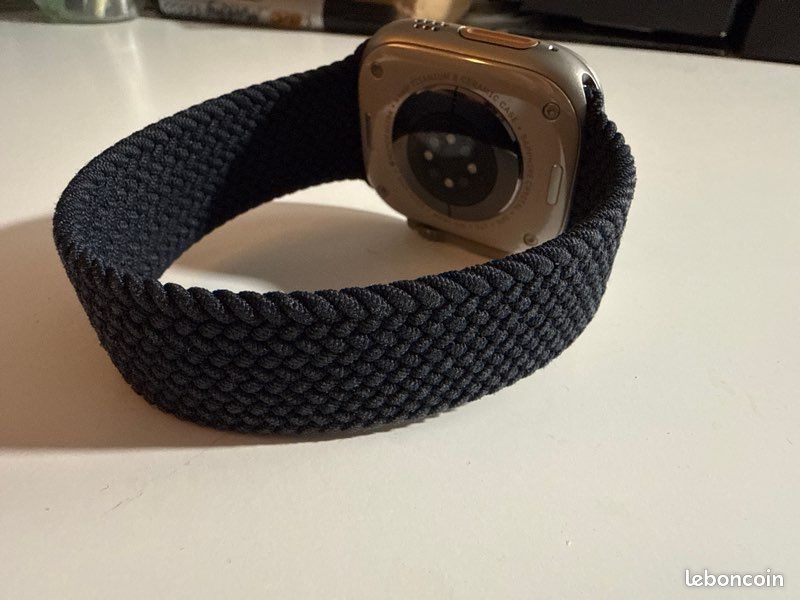 Bracelet Apple Watch | Boucle unique tressée | Minuit | Taille 12 (image 2)