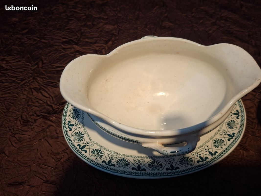 Lot 3 pièces Faïencerie Villeroy & Boch serie Palmette (image 4)