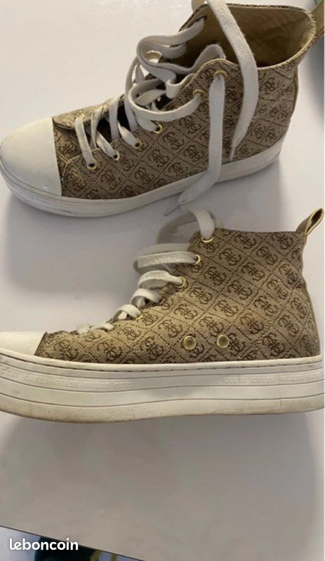 Basket Guess Plateforme Basket Guess 39 Type Converse Chaussures