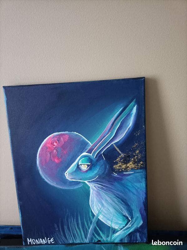 Artiste locale tableaux peinture sur toile moderne (image 5)