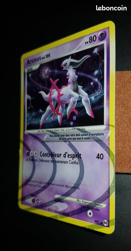 Carte Pokémon Arceus AR7 set Platine Vainqueurs Suprêmes (image 2)