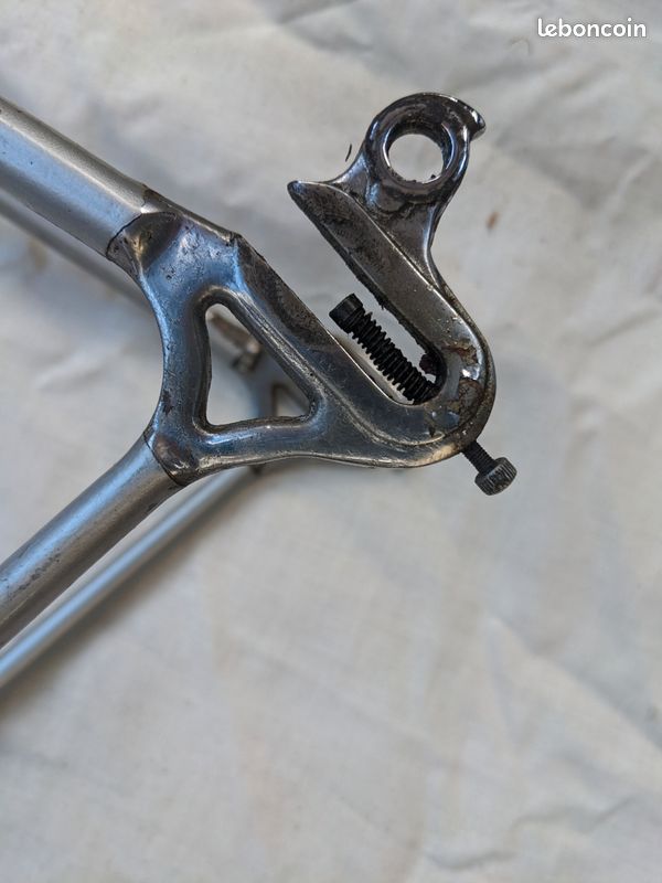 Cadre De Vélo Italien Luchini – Années 1970, Acier, Occasion, Belle Patine