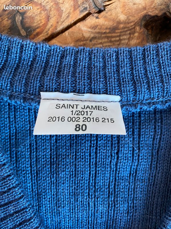 Pull bleu taille S (image 3)