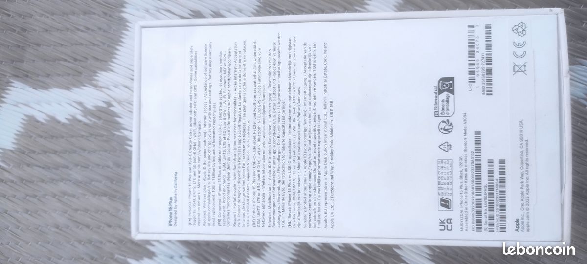Boîte iphone 15 plus (image 3)