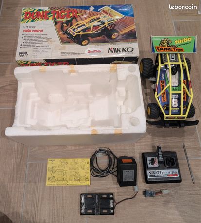 Voiture Radiocommandée Nikko Tiger Jet 1/16 - Occasion Testée, Phares Fonctionnels