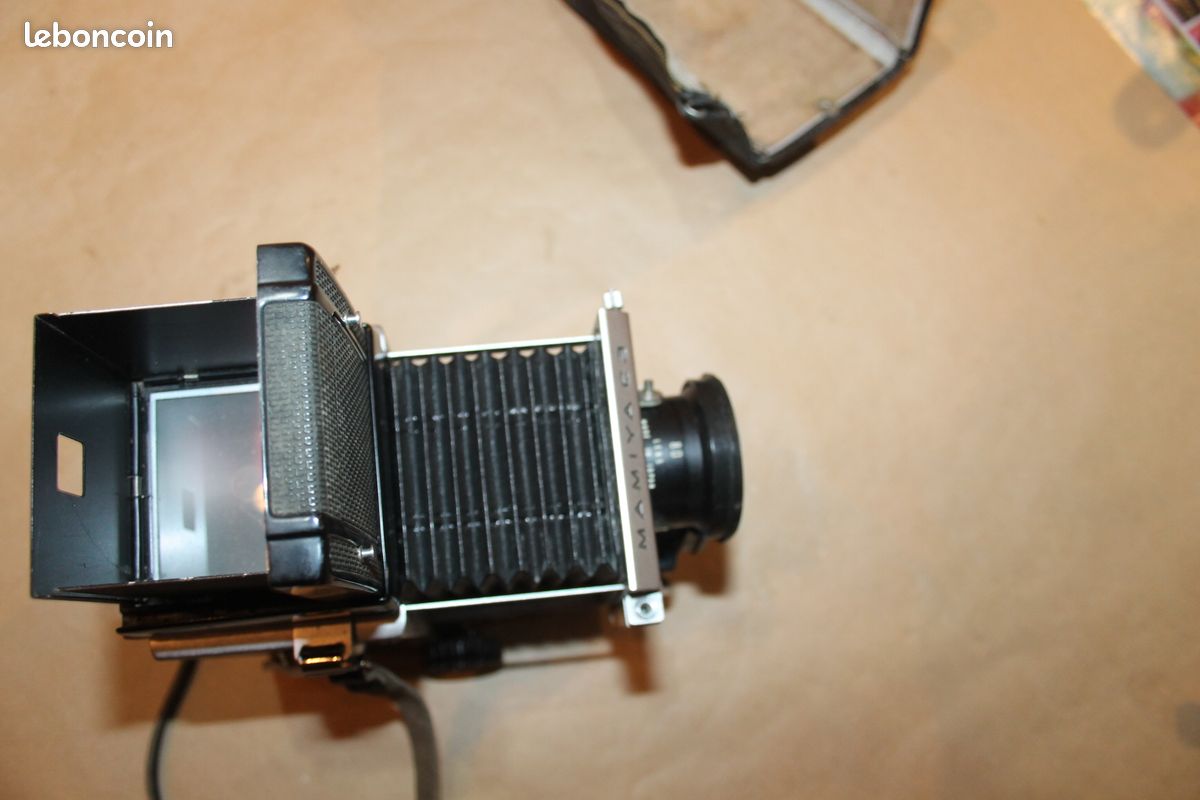 Rare appareil photo Mamiya C3 double objectifs mamiya bekor 80 mm 1:2.8 etui bon état et fonctionne années 60-70 (image 9)