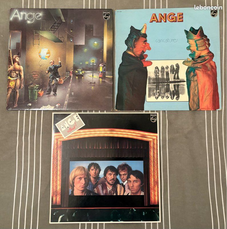 Ange lot de 3 LP : Caricatures / Guet-Apens / Moteur (image 1)