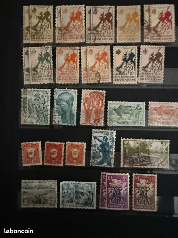 Timbres des colonies françaises et France (image 11)