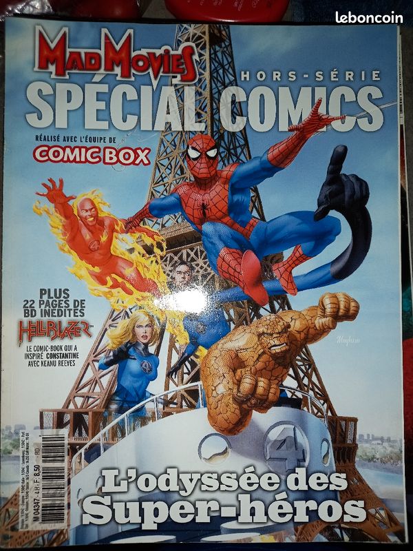 Lot Magazines MAD MOVIES HORS SERIE SPECIAL COMICS ET SUPER HÉROS (image 1)