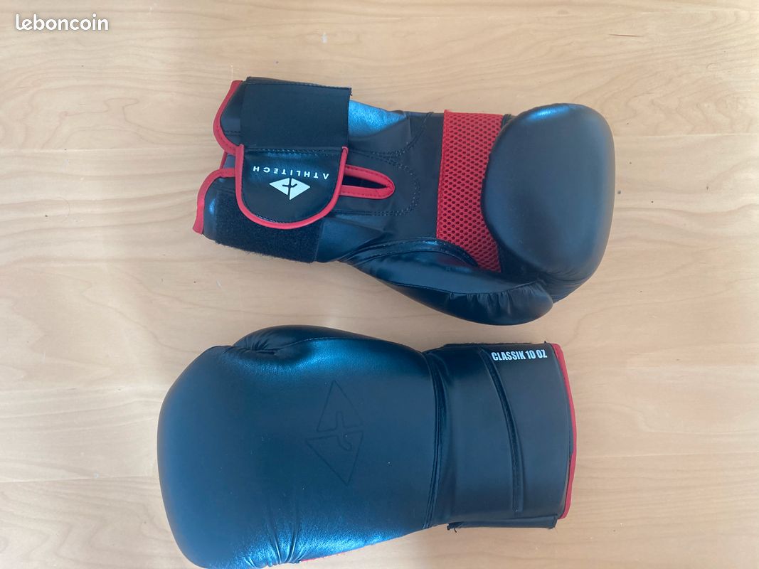 Gants de boxe Athlitech Classik 10 OZ – Comme neufs (image 1)