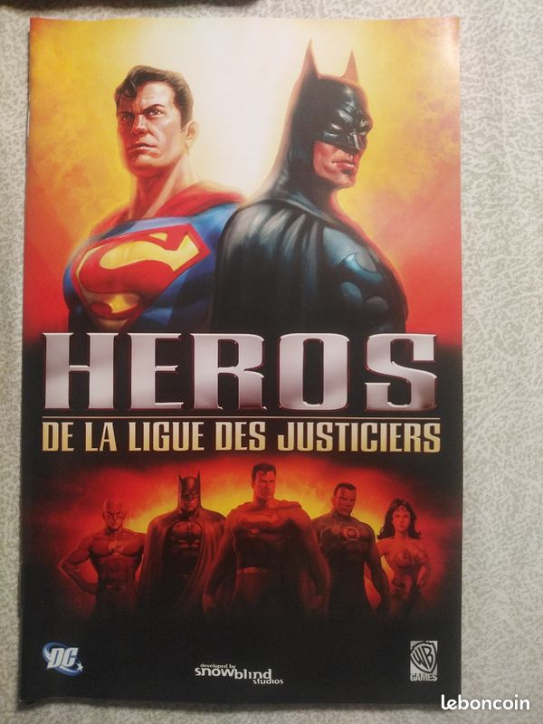 Jeu PS2 – Héros De La Ligue Des Justiciers – Très Bon état